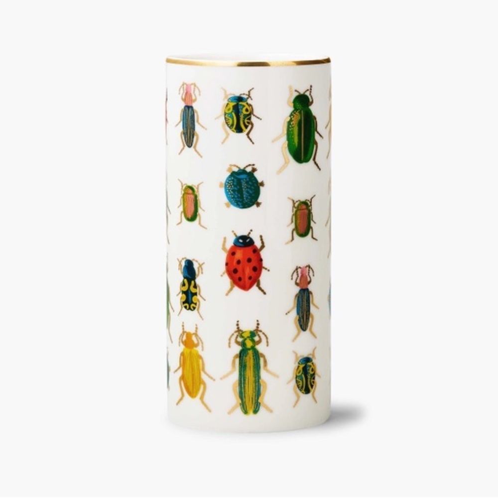 Rifle Paper Co. Colorful Insect Vase